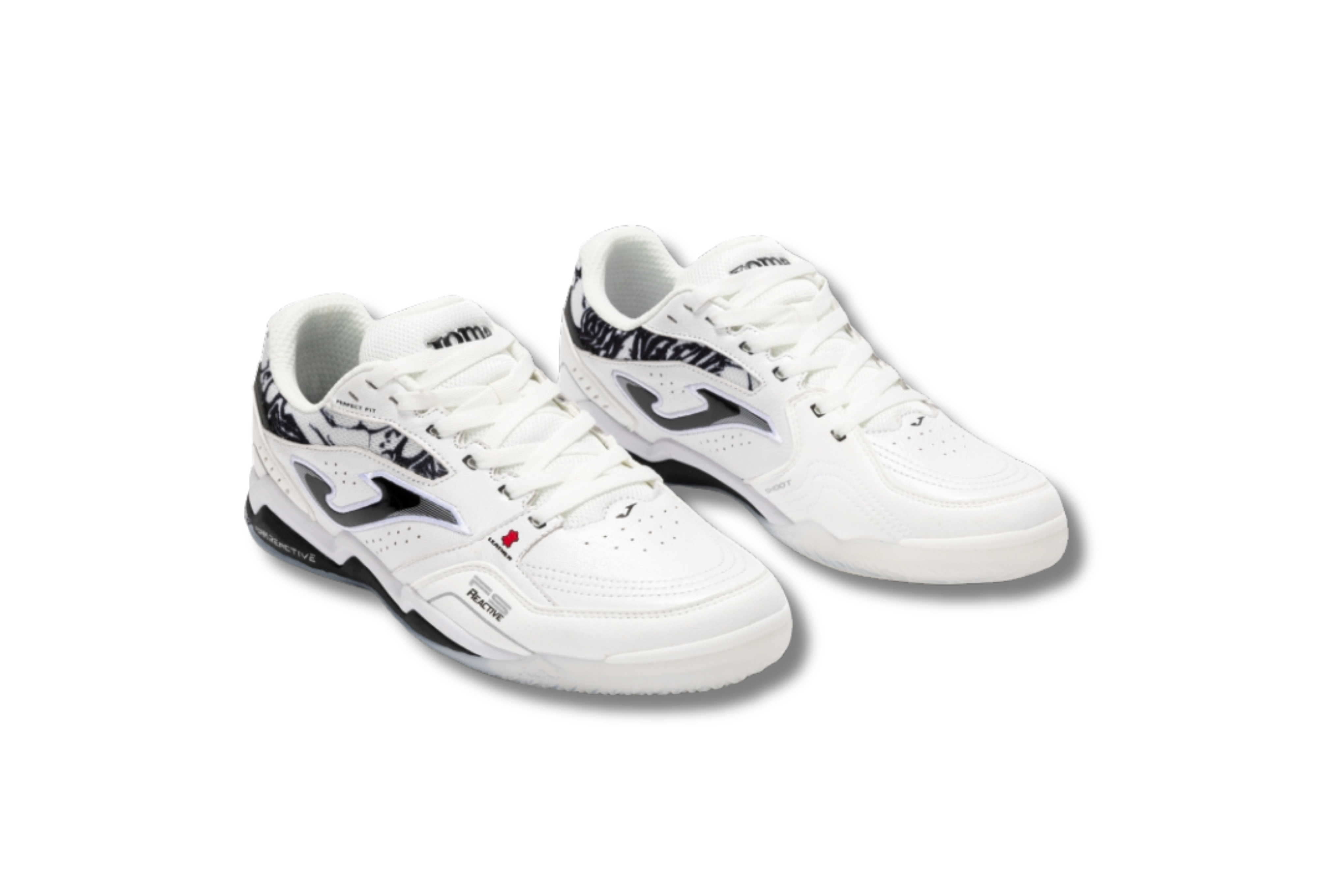 Joma FS Reactive Indoor Court Boots White Black