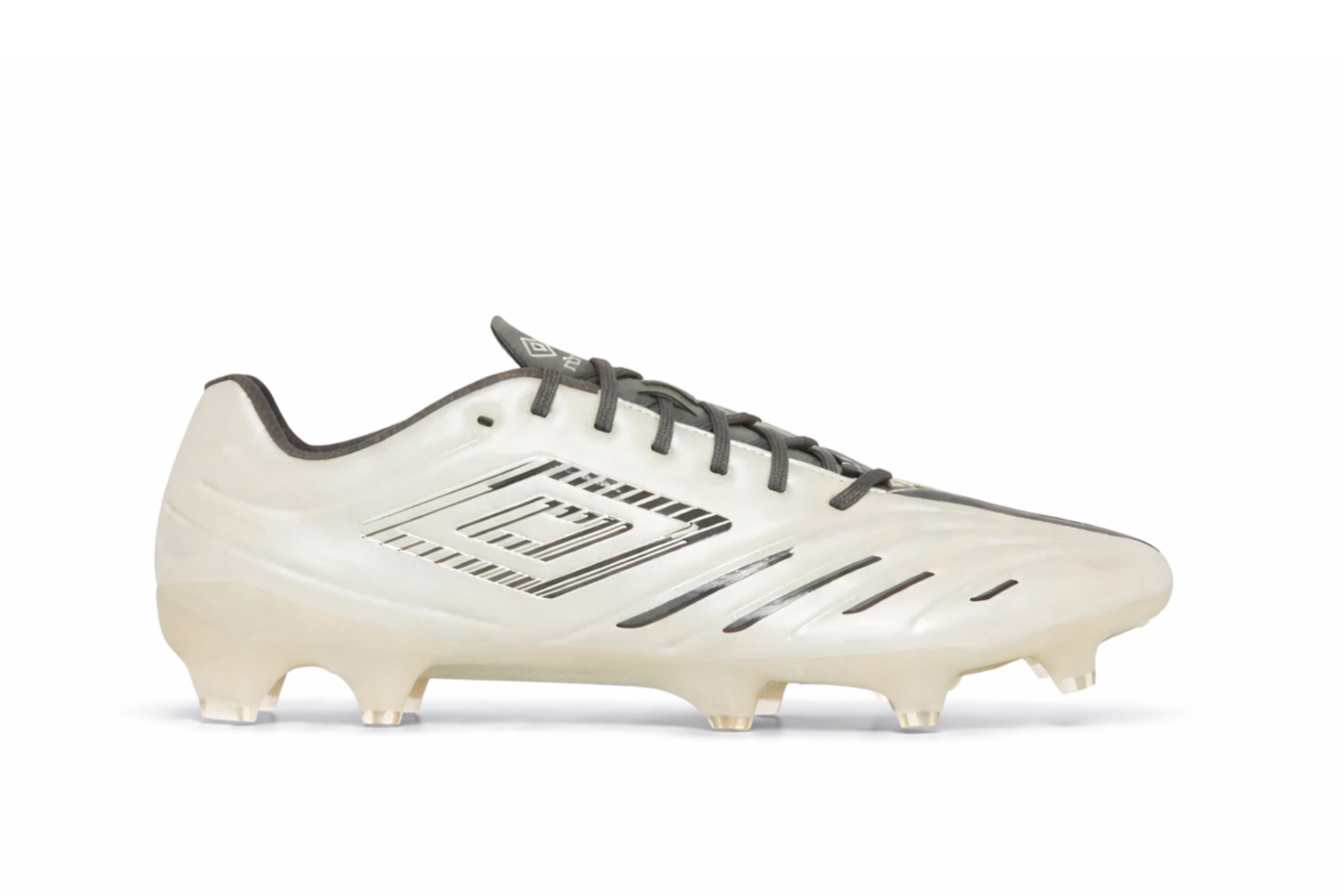 Umbro Tocco IV Pro Firm Ground Football Boots White Black Grey