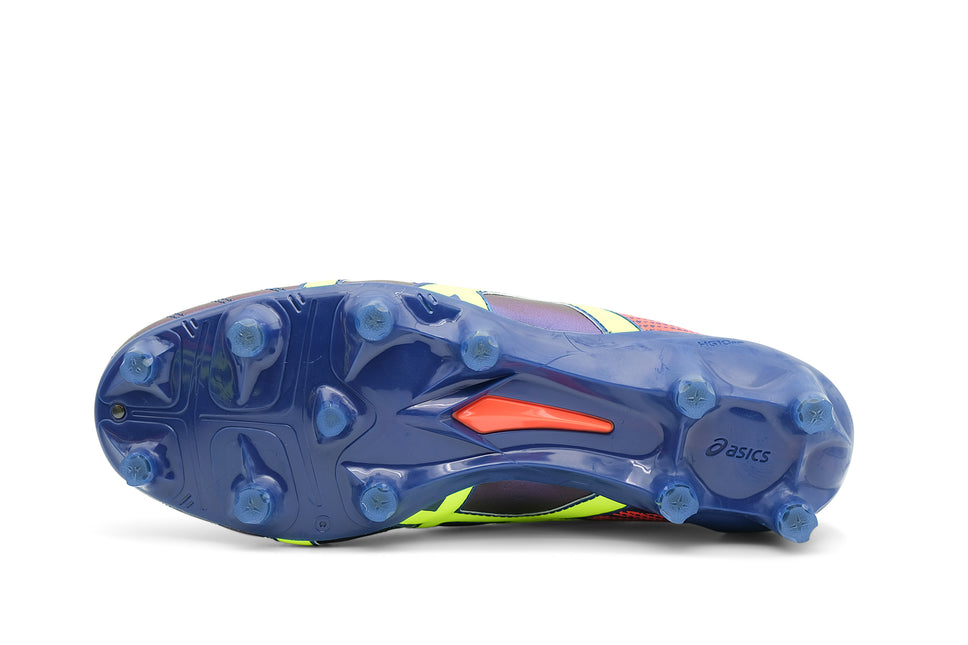 ASICS Lethal Testimonial 4 IT Firm Ground Perfect Storm Purple Yellow