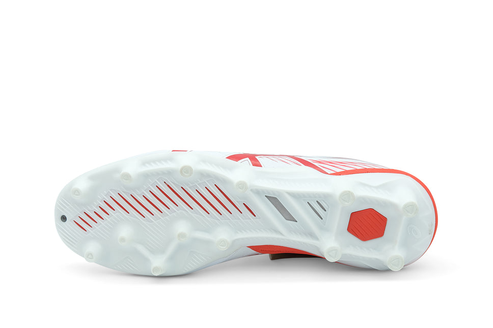 ASICS Swift Strike Firm Ground White Red 2025