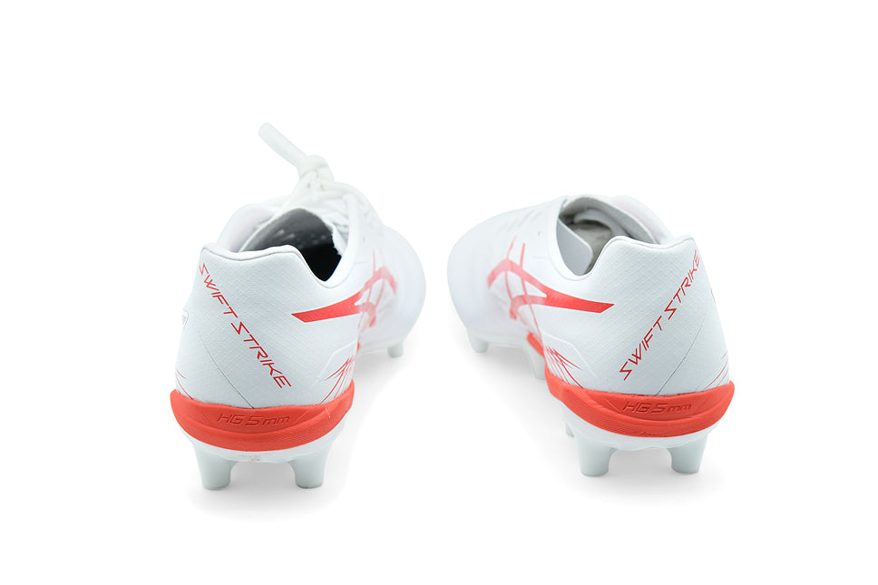 ASICS Swift Strike Firm Ground White Red 2025