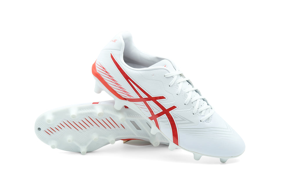 ASICS Swift Strike Firm Ground White Red 2025