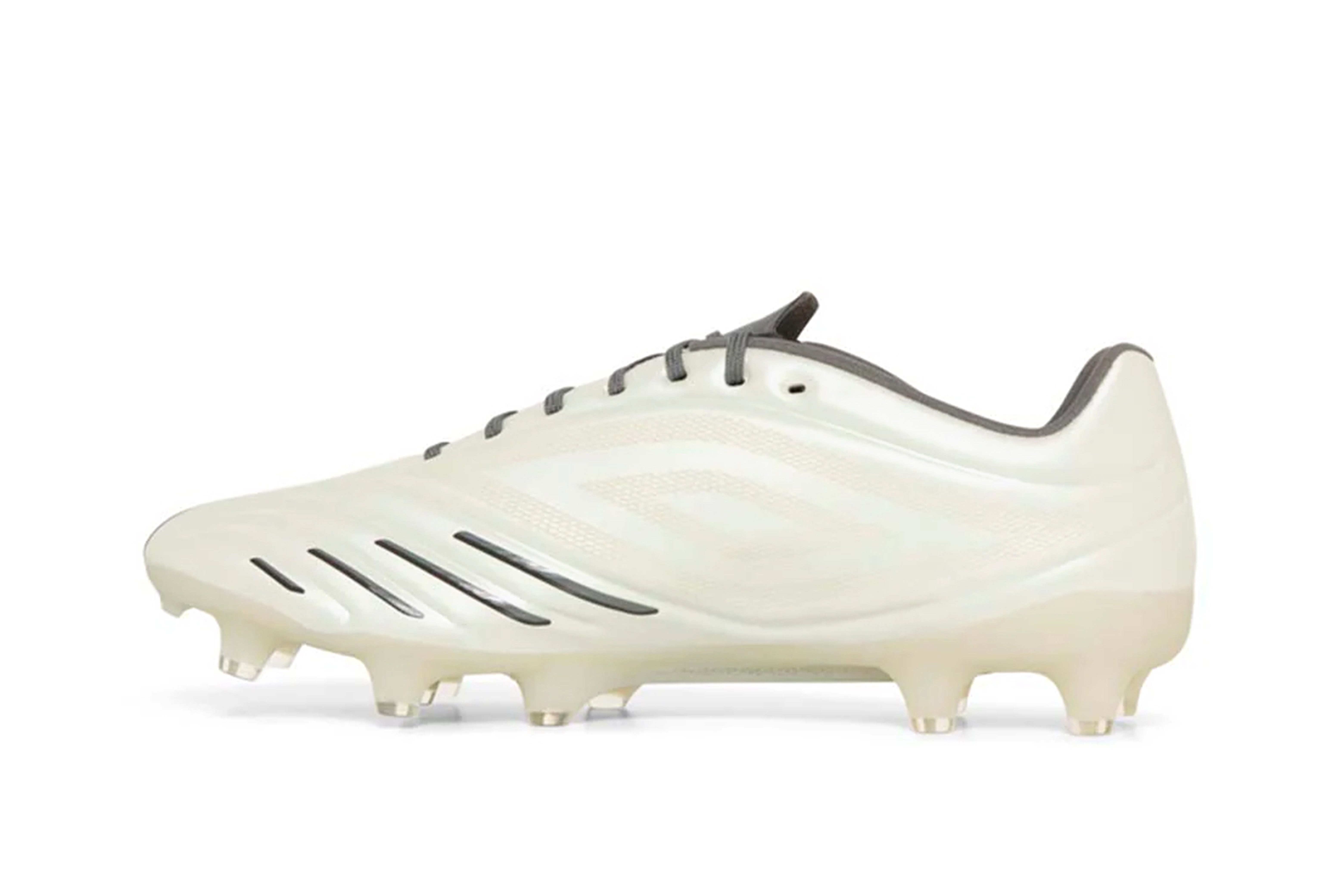 Umbro Tocco IV Pro Firm Ground Football Boots White Black Grey