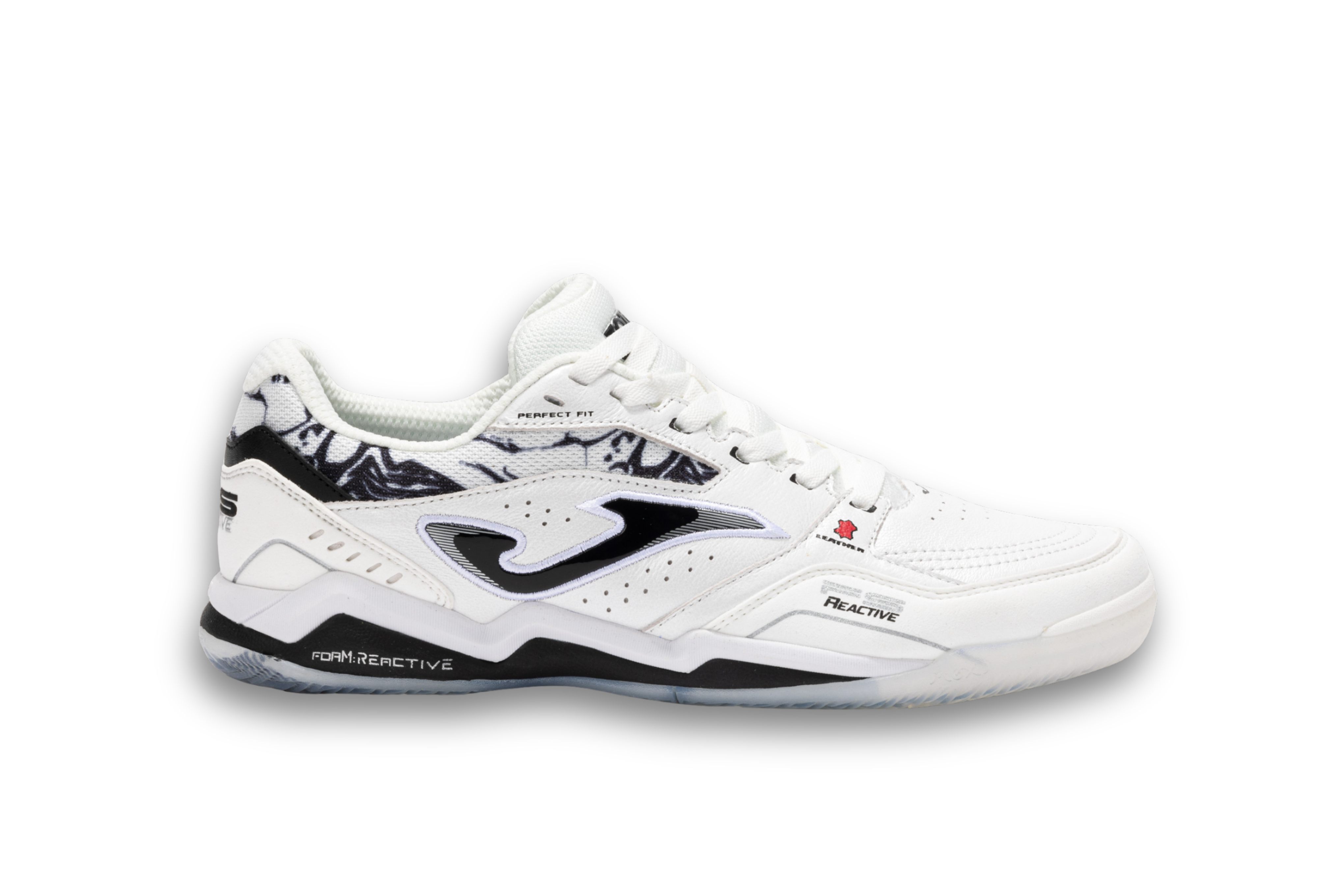 Joma FS Reactive Indoor Court Boots White Black