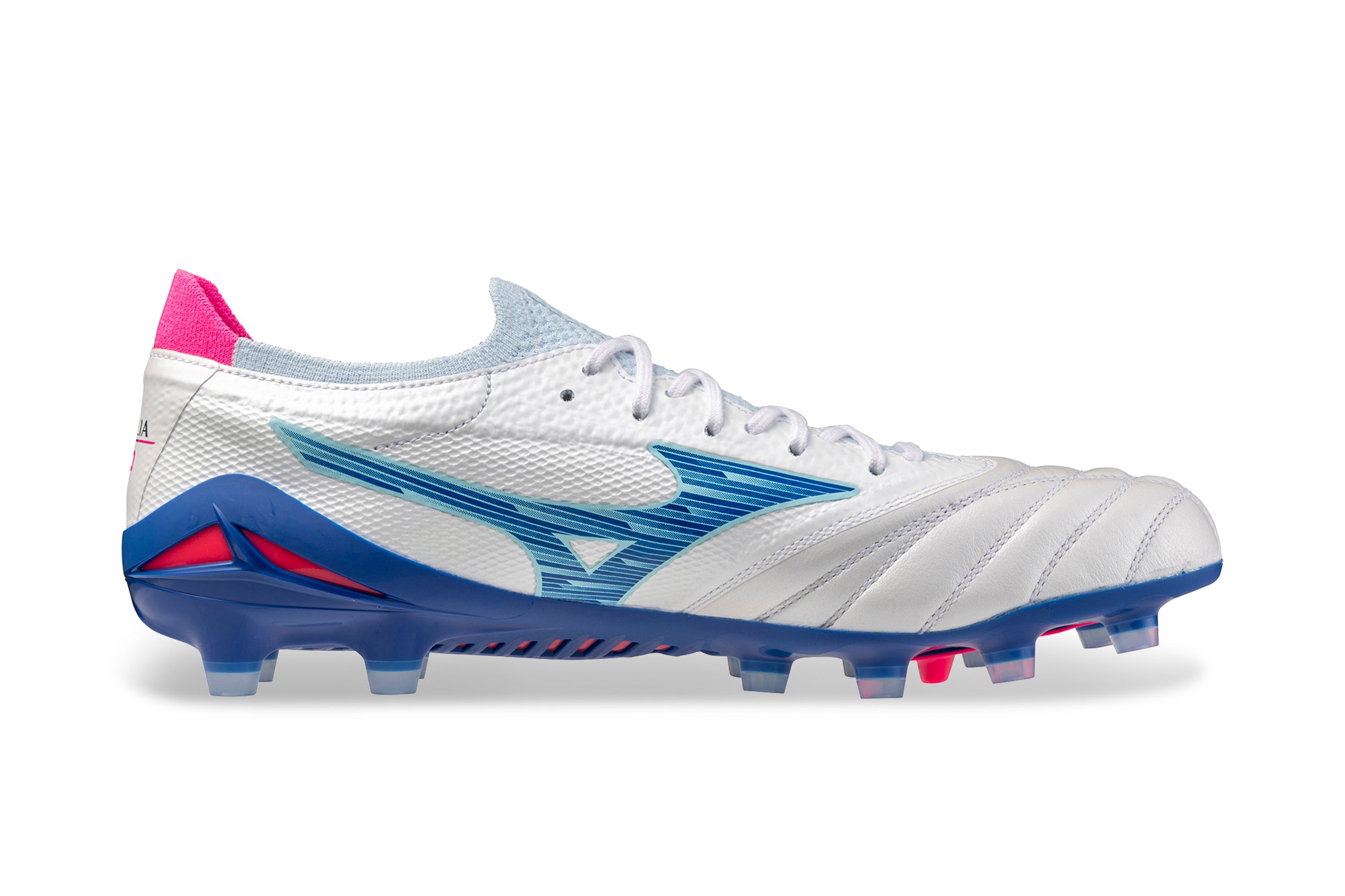 Mizuno Morelia Neo IV Beta Elite Firm Ground FG K-leather White
